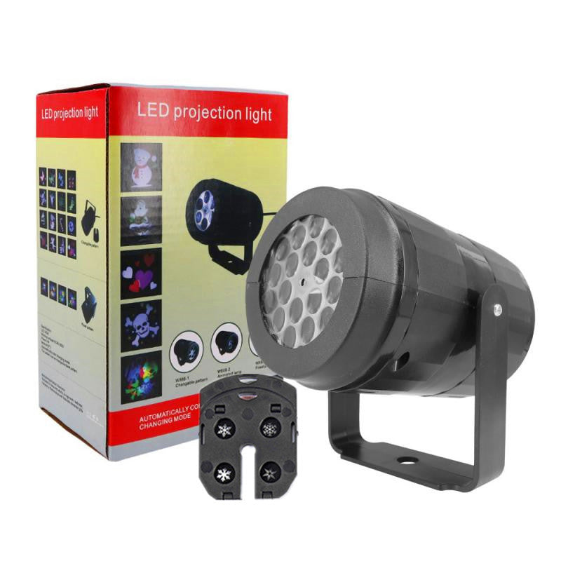 Rotating Xmas Pattern Outdoor Holiday Lighting