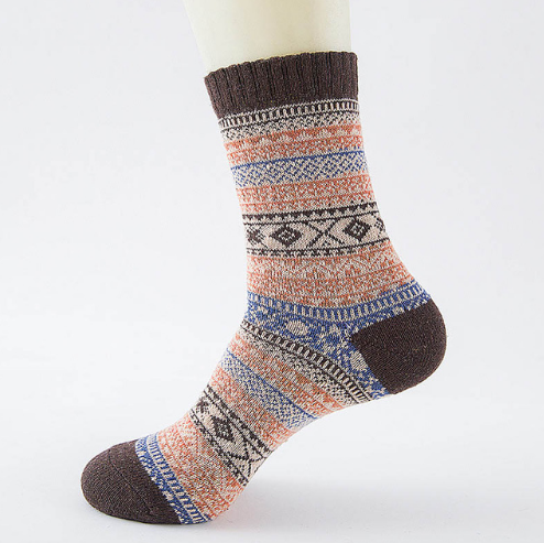 Winter Thick Warm Stripe Wool Socks Casual Sock Business Socks A Ton of Goods