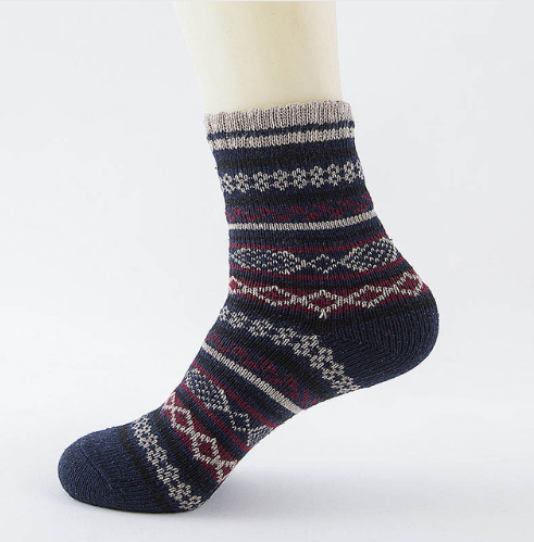 Winter Thick Warm Stripe Wool Socks Casual Sock Business Socks A Ton of Goods