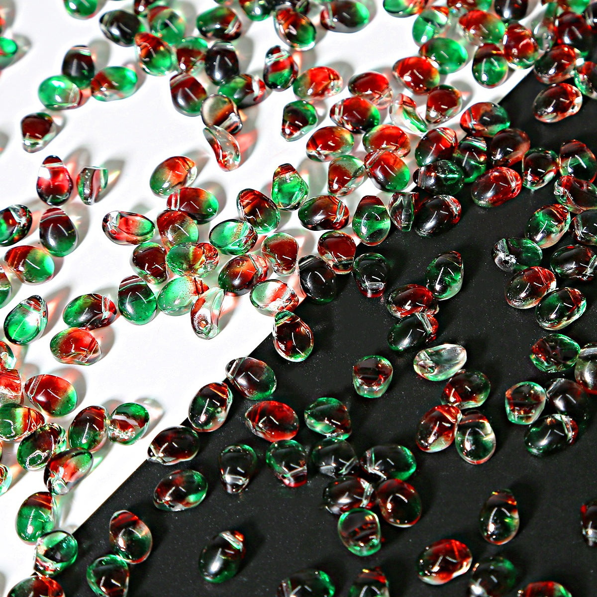 Symphony Tulip Crescent Petals Czech Glass Beads A Ton of Goods