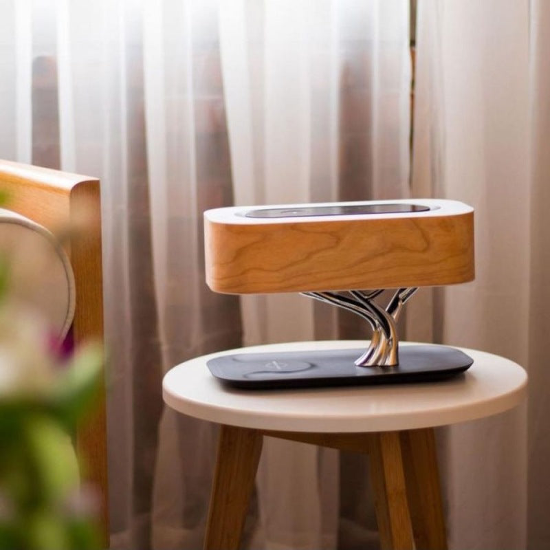 Creative Tree Table Lamp Wireless Charger Bluetooth Speaker A Ton of Goods