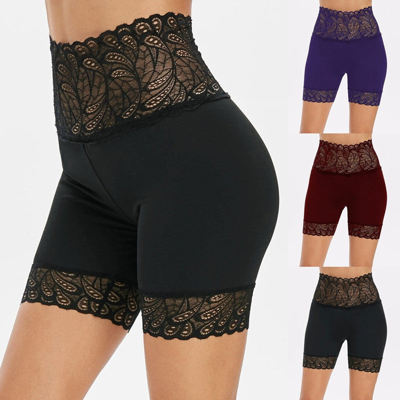 High Waist Lace Shaper Shorts