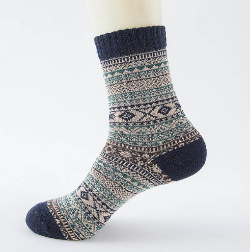 Winter Thick Warm Stripe Wool Socks Casual Sock Business Socks A Ton of Goods