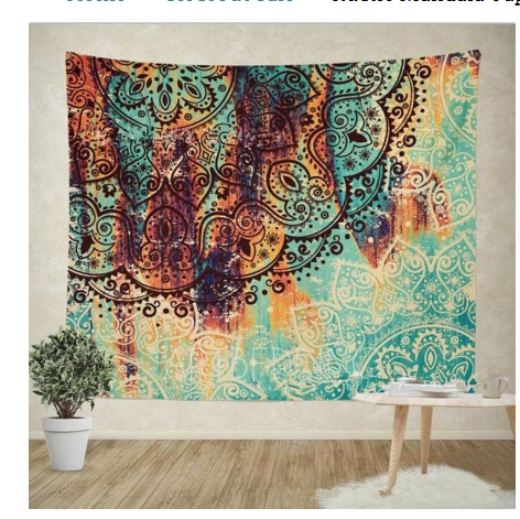 Sevenstars Bohemian Mandala Tapestry Hippie Floral Tapestry Sketched Flower Tapestry Art Print Tapestry For Room A Ton of Goods