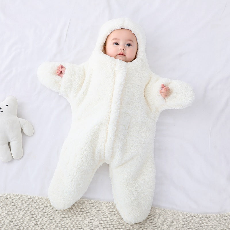 Baby Starfish Lamb Velvet Sleeping Bag A Ton of Goods