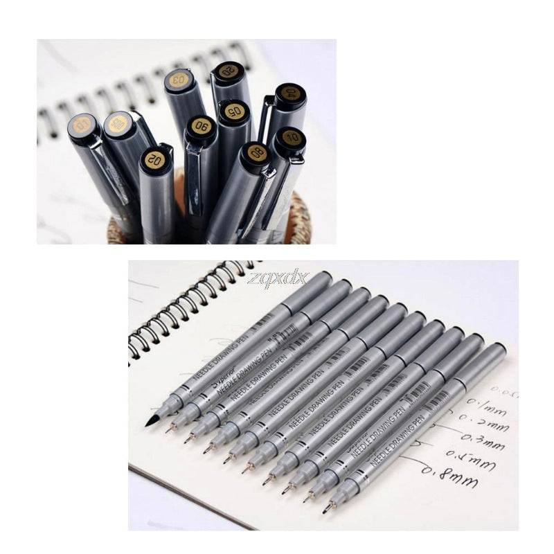 10 Tip Sizes Micro Needle Drawing Pen A Ton of Goods