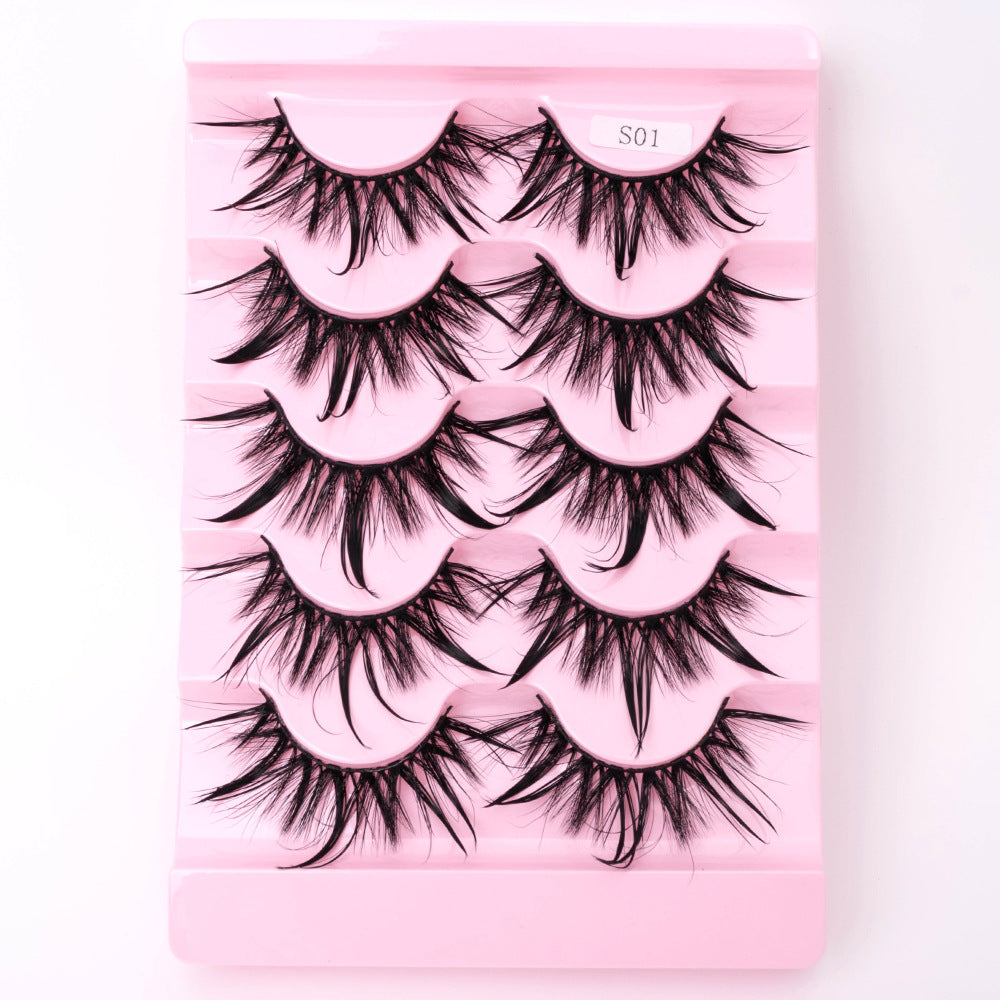 Natural 3D Dramatic Fairy Clusters Manga Lashes Fake Eyelashes