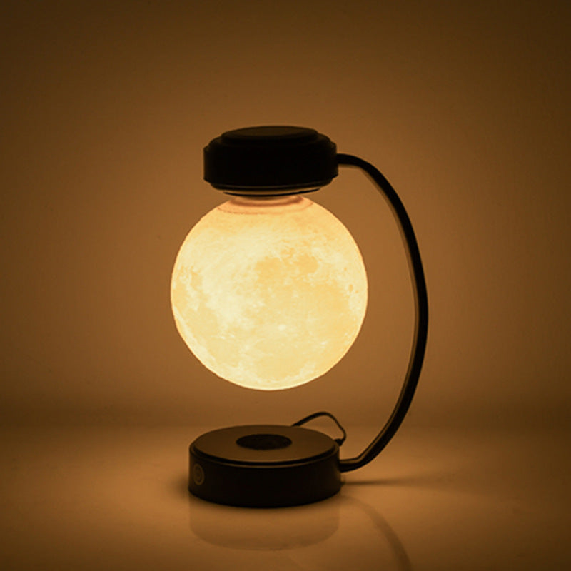 Wireless Magnetic Levitating Rotating 3D Moon Night Light A Ton of Goods