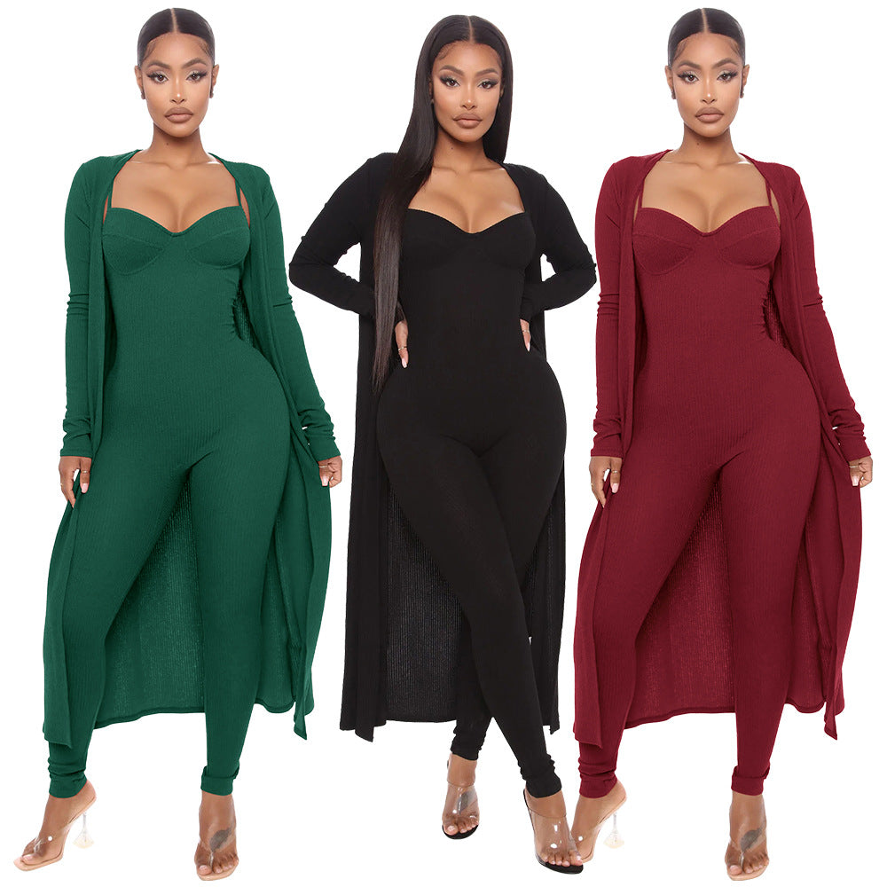 Women's Sling Jumpsuit Casual Loose Long Sleeve Jacket A Ton of Goods