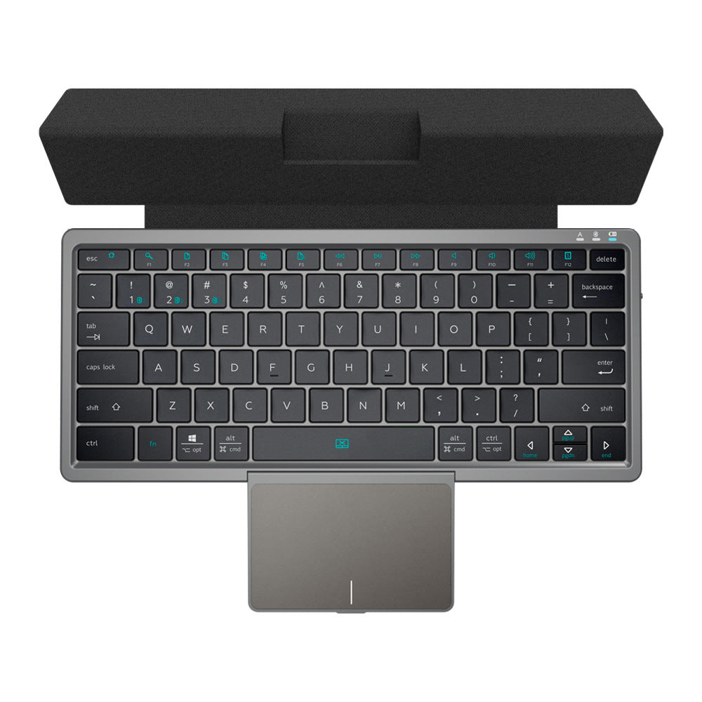 Portable Wireless Bluetooth Keyboard With Concealable Touchpad A Ton of Goods