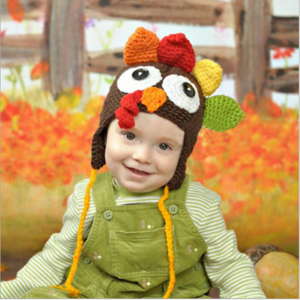 Thanksgiving hand-woven turkey hat A Ton of Goods