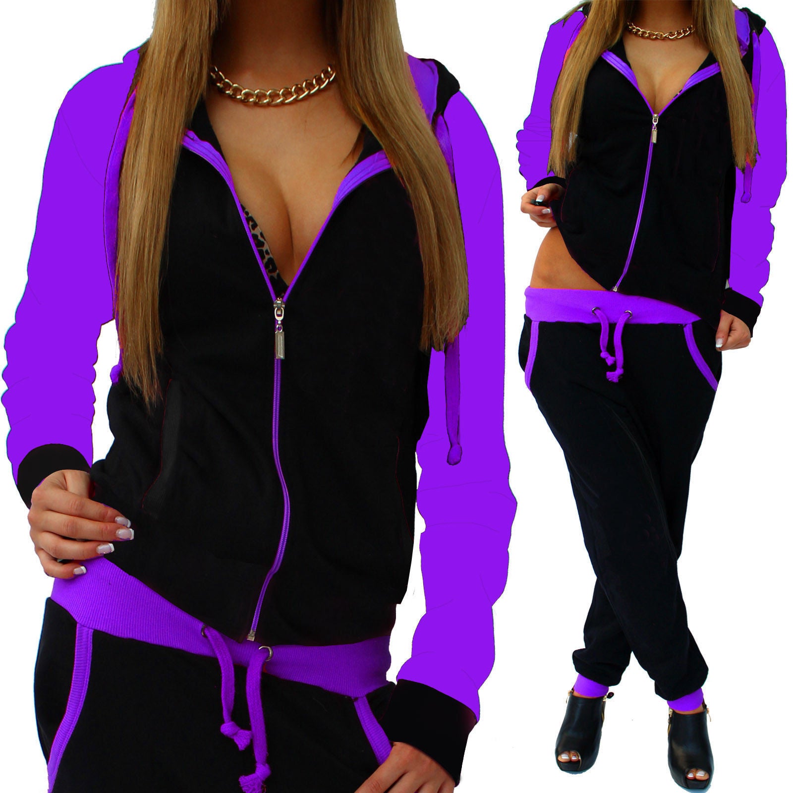 Women's Casual Knitted Sportswear Suit Women A Ton of Goods