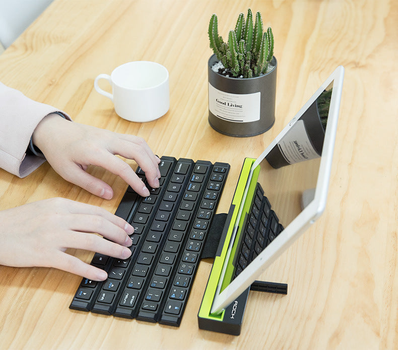 Outdoor Office Chocolate Portable Folding Keyboard A Ton of Goods