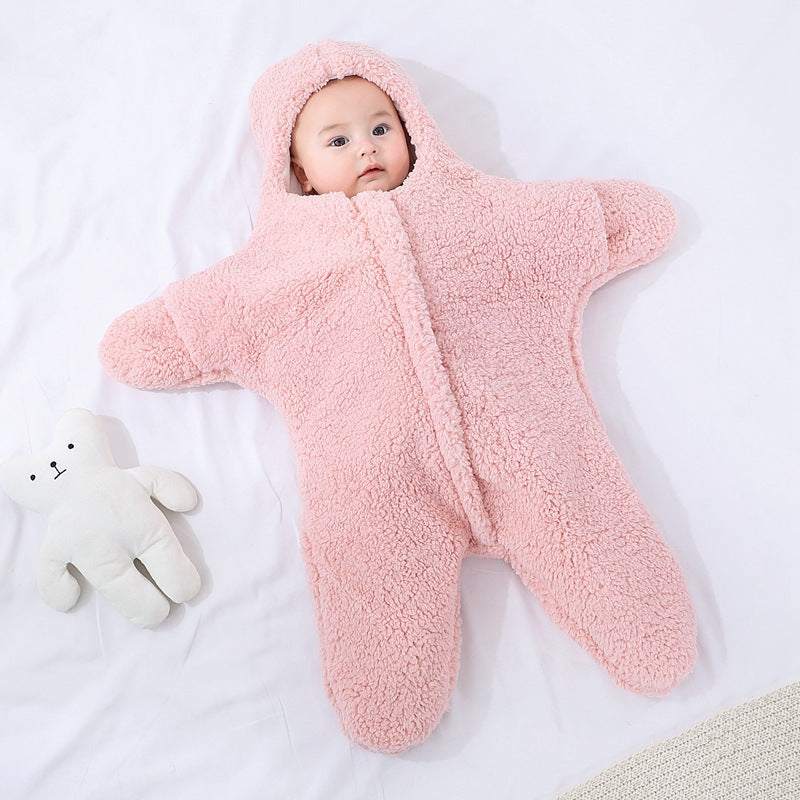 Baby Starfish Lamb Velvet Sleeping Bag A Ton of Goods