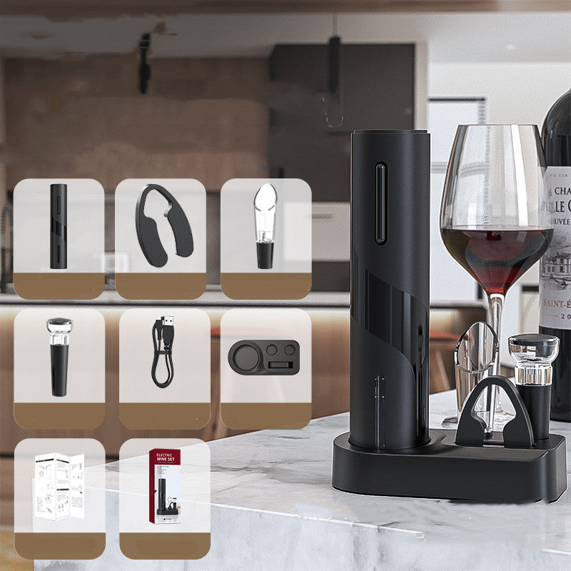 Electronic Bottle Opener Qier Plastic USB Rechargeable Wine Electric Electronic Bottle Opener A Ton of Goods